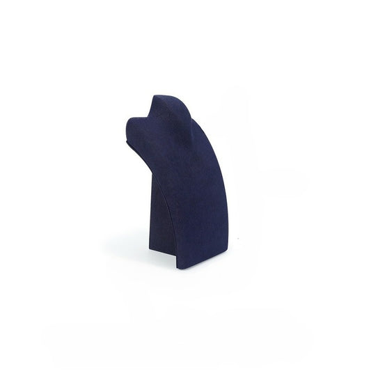 Microfiber Vertical Mannequin Necklace Display Stand，Bust Pendant Jewelry Display Prop