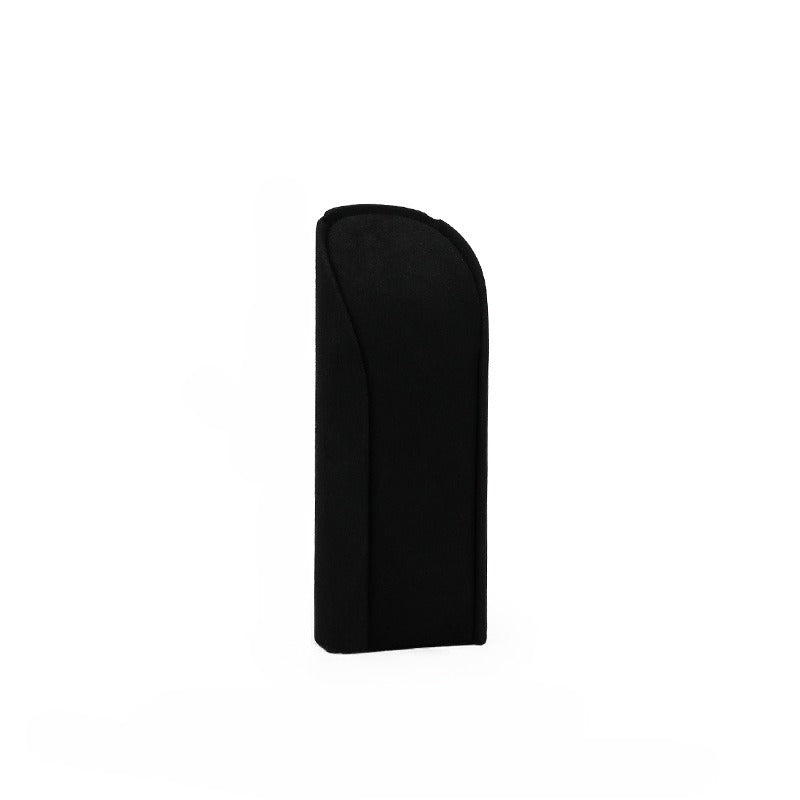 New Microfiber Curved Necklace Display Stand | Luxury Jewelry Showcase for Retail & Home Display