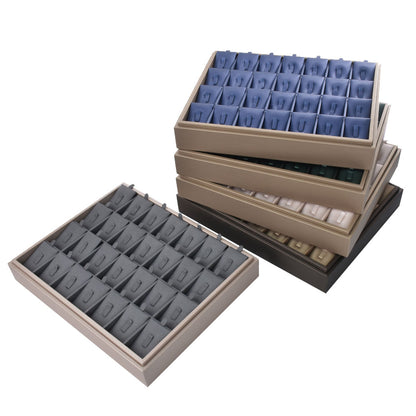 Bandeja de exhibición de reloj de pulsera gris