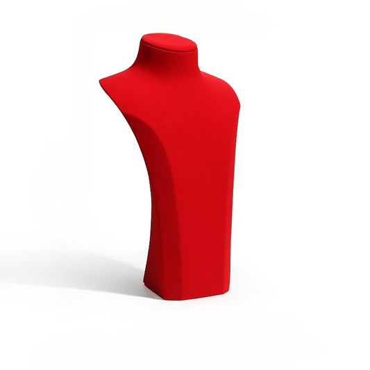 Red Jewelry Display Stand for Gold & Jewelry, Window Showcase Organizer