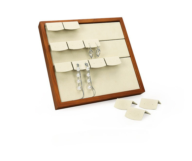Solid Wood Vertical Earring Display Stand