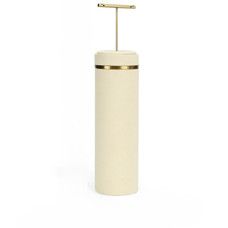 Metal & Microfiber Mannequin Display Stand for Necklaces, Earrings and Pendants