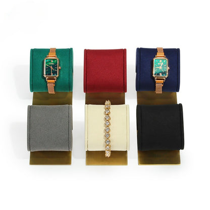 Microfiber & Metal Watch & Bracelet Jewelry Display Stand for Live Streaming & Home Storage