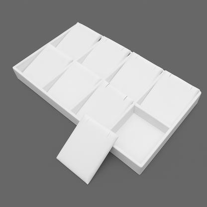 Bandeja de exhibición de reloj de pulsera gris