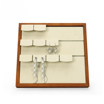Solid Wood Vertical Earring Display Stand