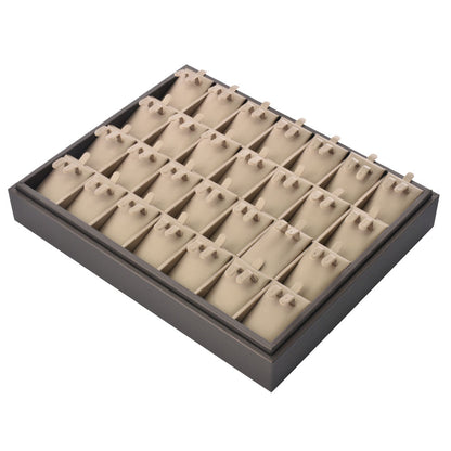 Bandeja de exhibición de reloj de pulsera gris