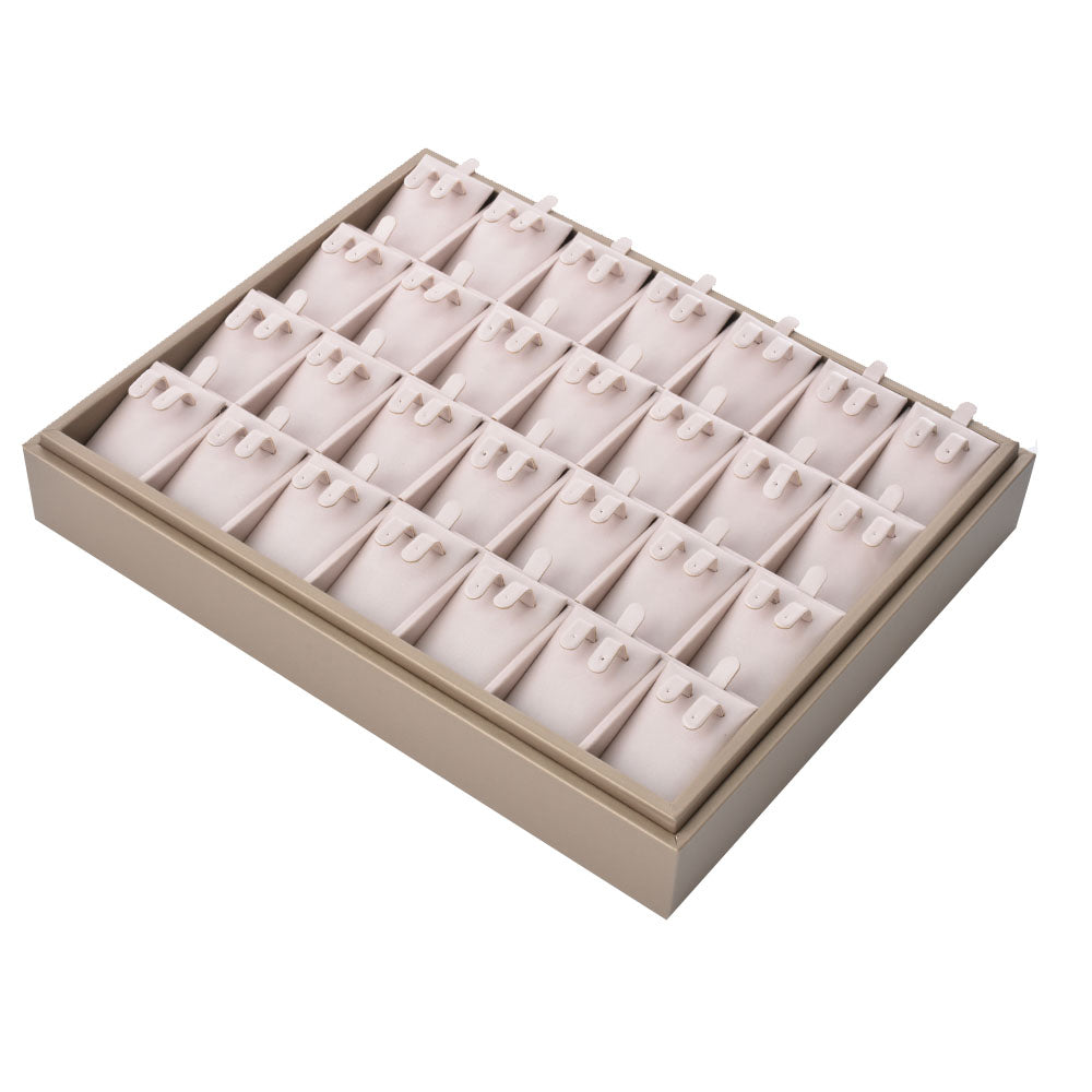 Bandeja de exhibición de reloj de pulsera gris