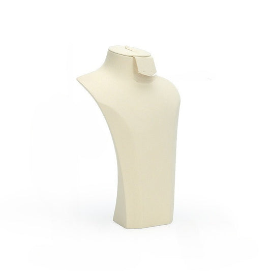 Microfiber Mannequin Jewelry Display Bust for Earrings Necklaces Rings