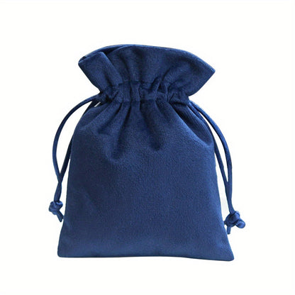 100PCS 7*9cm 8*10cm 9*12cm Velvet Jewelry Drawstring Gift Bags, Jewelry Storage Bags for Organizing, Storage and Gift Wrapping