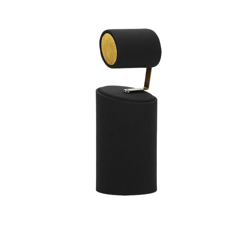 High-end Black Microfiber Jewelry Display Stand
