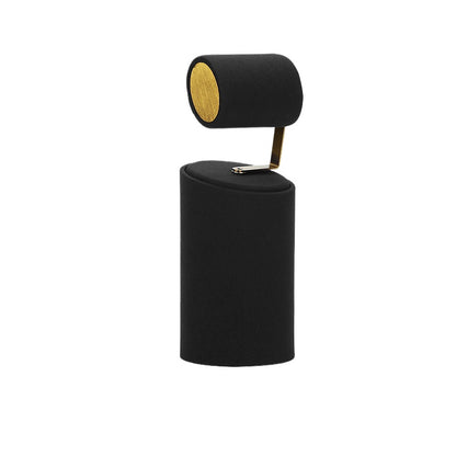 High-end Black Microfiber Jewelry Display Stand