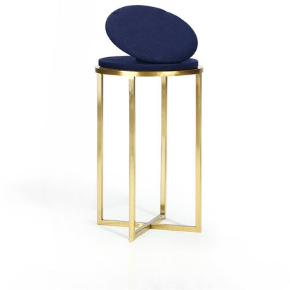Luxury Gold Curved Jewelry Display Stand - Velvet Necklace Earring Ring Rack