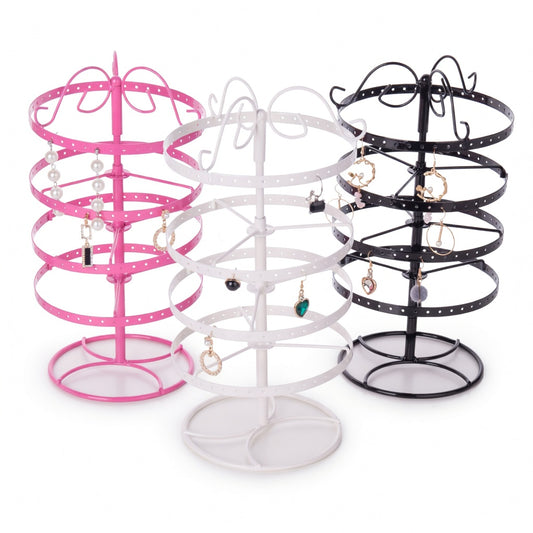 Rotating Earring Holder Jewelry Display Organizer