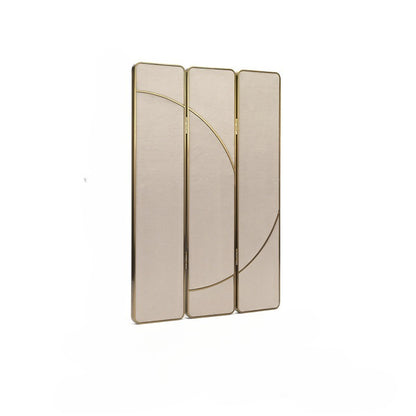 Beige Velvet Jewelry Display Set with Gold Metal Base - Complete Stand for Necklaces, Earrings, Rings & Bracelets