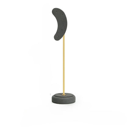 Luxury Microfiber Ear-shaped Earring Display Stand