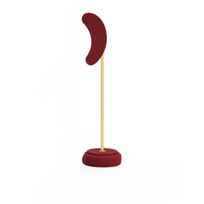 Luxury Microfiber Ear-shaped Earring Display Stand