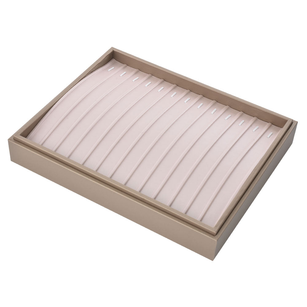 Bandeja de exhibición de reloj de pulsera gris