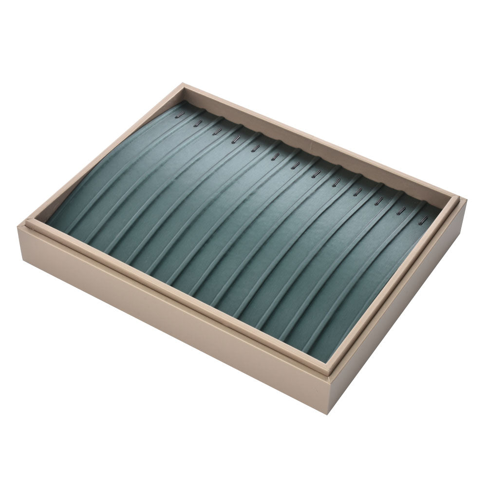 Bandeja de exhibición de reloj de pulsera gris