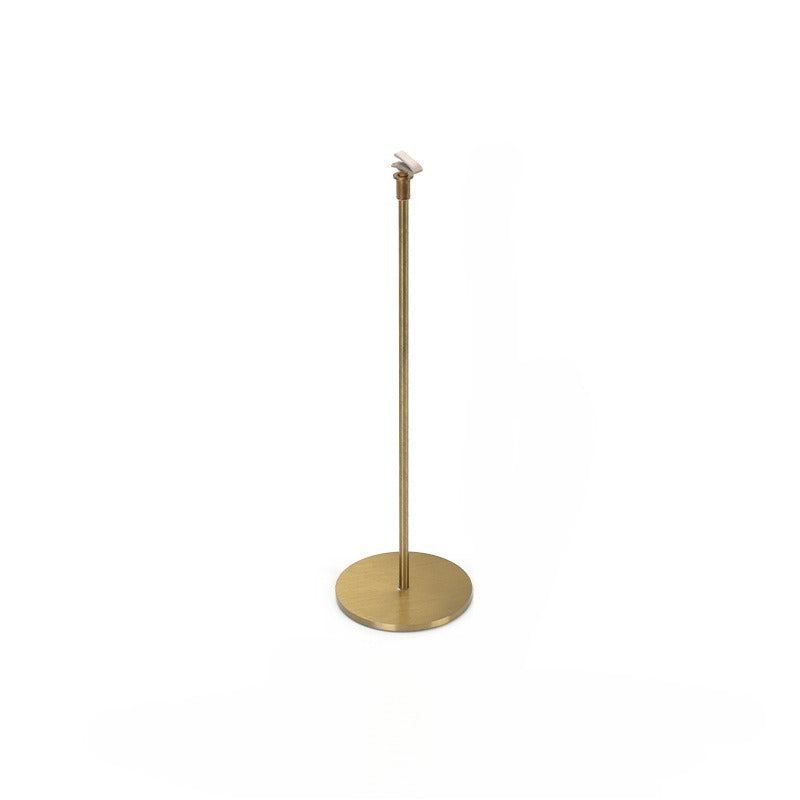 Beige Velvet Jewelry Display Set with Gold Metal Base - Complete Stand for Necklaces, Earrings, Rings & Bracelets
