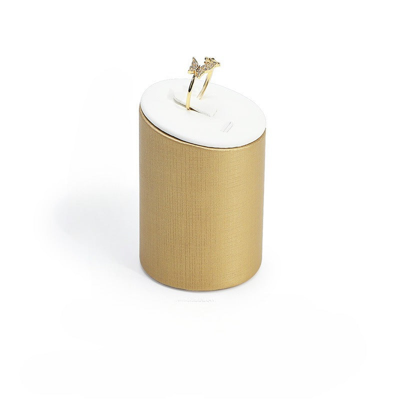 Leather Ring Display Stand, Premium Jewelry Ring Holder for Live Sales
