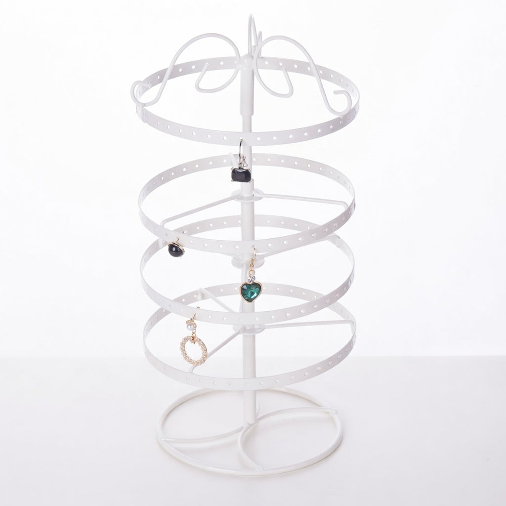 Rotating Earring Holder Jewelry Display Organizer