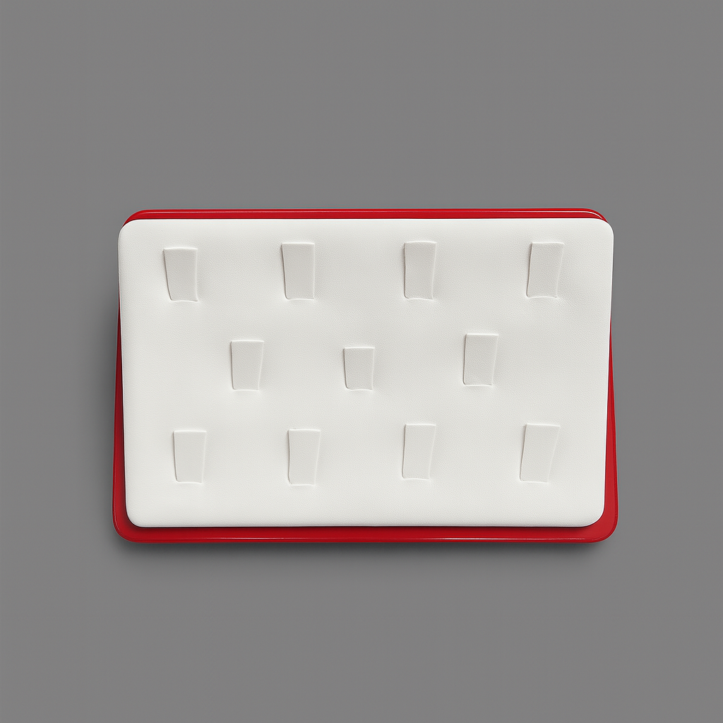 Bandeja de exhibición de reloj de pulsera gris