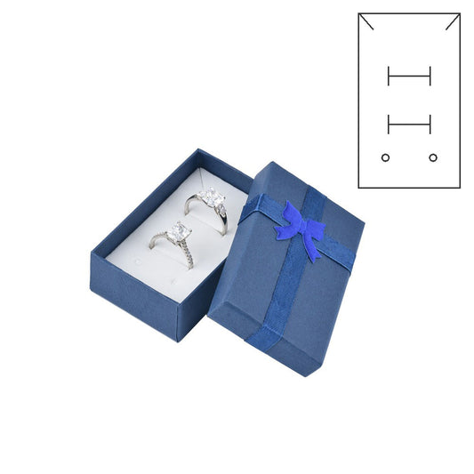 24Pcs (B10-32-B) Blue Fashion Earring  Boxes