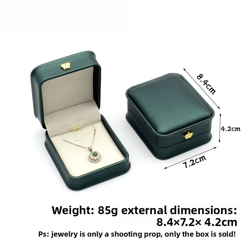 Crown Waist PU Jewelry Box