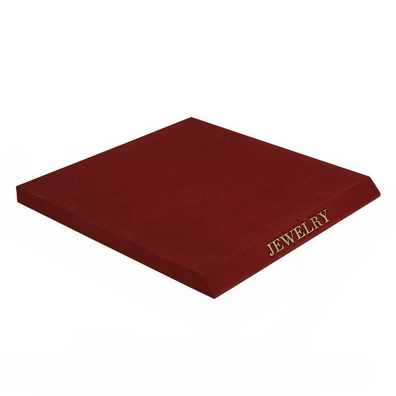 Burgundy Metal Jewelry Display Stand for Necklaces, Pendants & Earrings