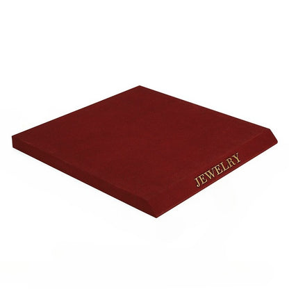 Burgundy Metal Jewelry Display Stand for Necklaces, Pendants & Earrings