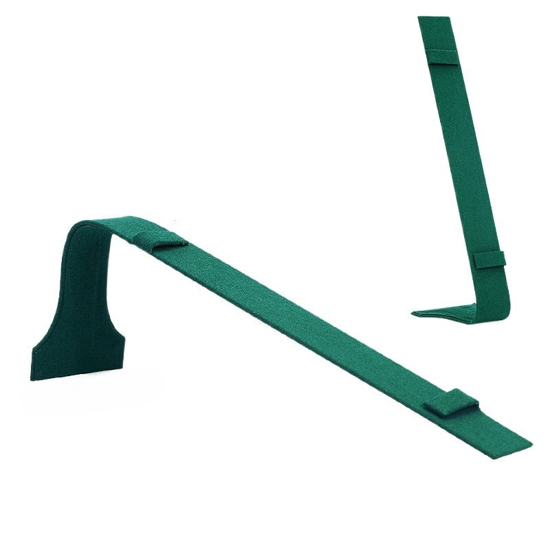 Premium Green Metal & Microfiber Watch & Bracelet Display Stand