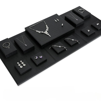 Black Silk Texture Jewelry Display Prop for Jade, Bracelets and Buddha Beads