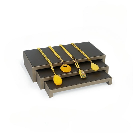 3-Tier Jewelry Display Stand for Amber, Jade & Bracelets