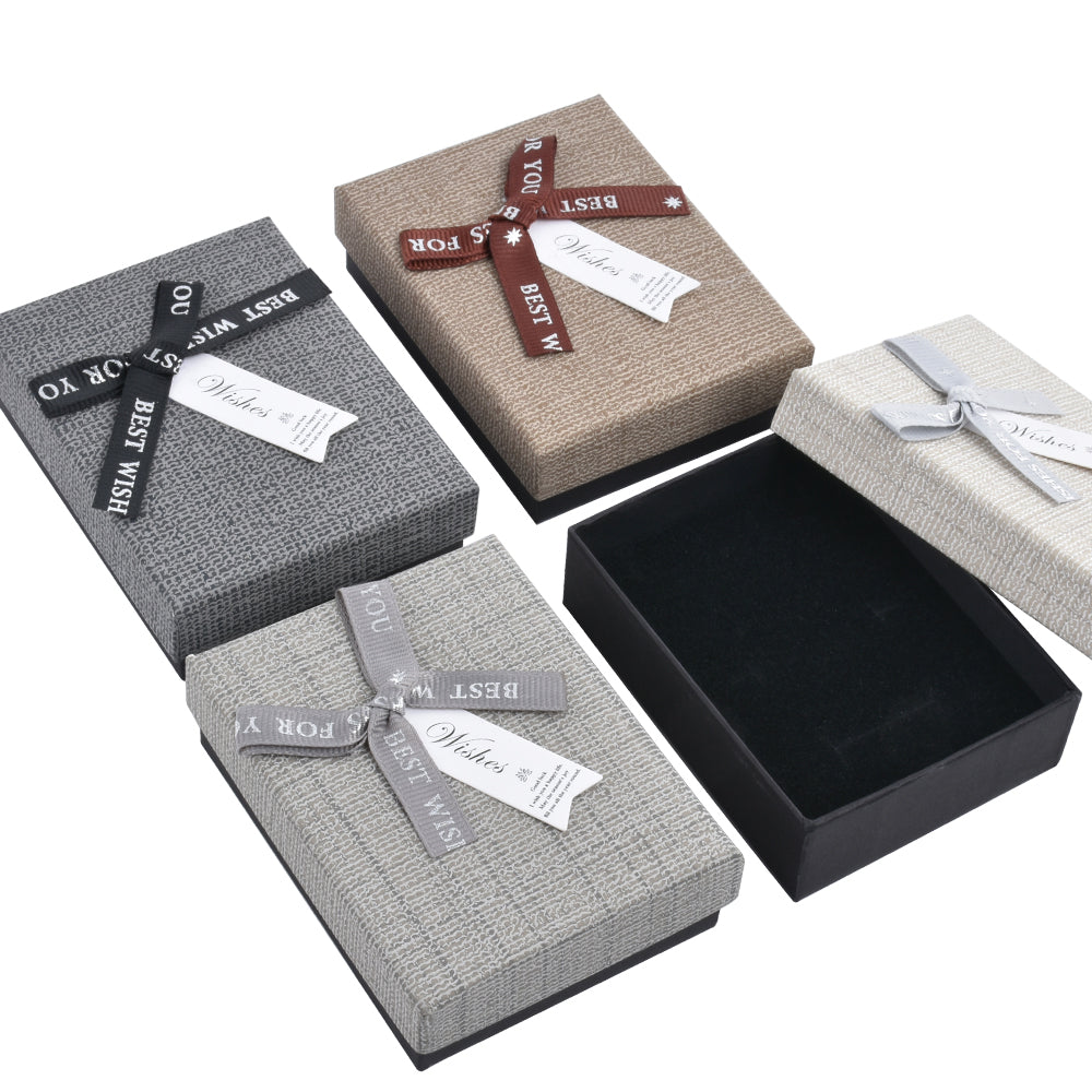 12 PCS (B1534-X5) Fashion Cardboard Pendant Boxes With 6 Colors