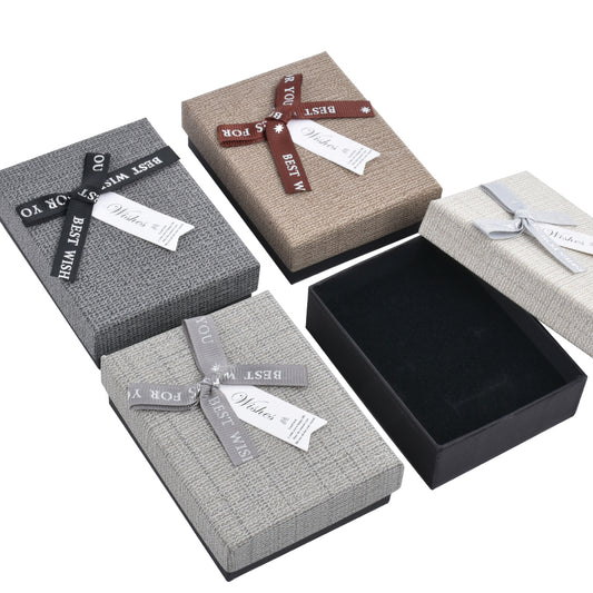 12 PCS (B1534-X5) Fashion Cardboard Pendant Boxes With 6 Colors