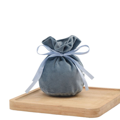 25PCS 9x12CM Fashion Vintage Velvet Stylish Jewelry Packaging Drawstring Gift Bag Wedding Festival Candy Chocolate Bag Party Jewelry Packaging Box