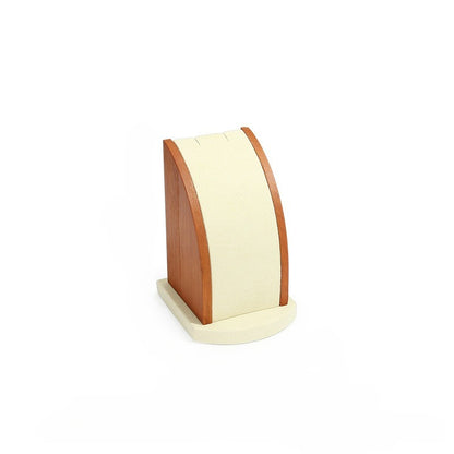 Solid Wood Curved Necklace Display Stand