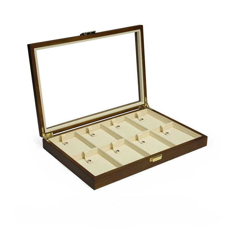 Wooden Jewelry Tray with Lid | Organizer for Necklace Ring Bracelet & Jewelry Display