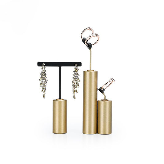High-End Metal Jewelry Display Stand, Counter Ring & Earring Display Holder