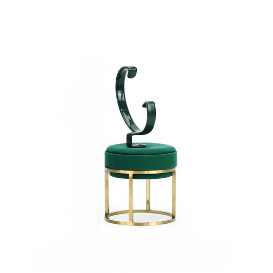 Premium Green Metal & Microfiber Watch & Bracelet Display Stand