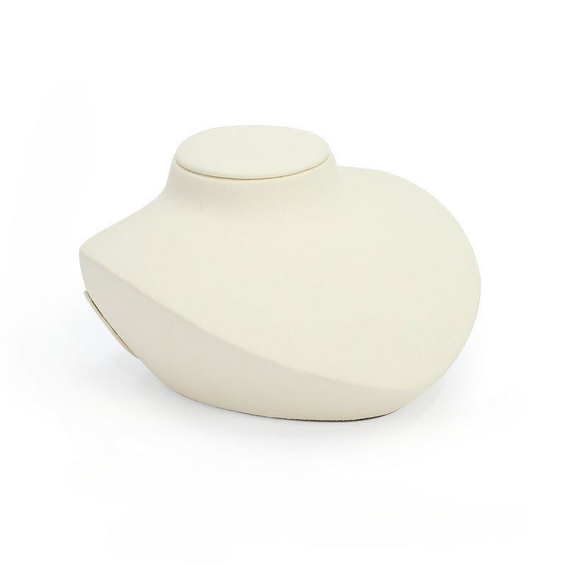 Microfiber Mannequin Necklace & Pendant Display Stand for Live Streaming