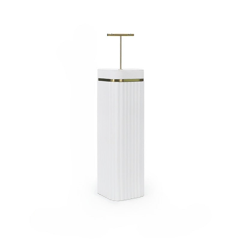 Luxury Velvet Leather & Lacquered Jewelry Display Stand for Earrings Necklaces