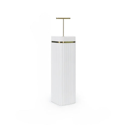 Luxury Velvet Leather & Lacquered Jewelry Display Stand for Earrings Necklaces
