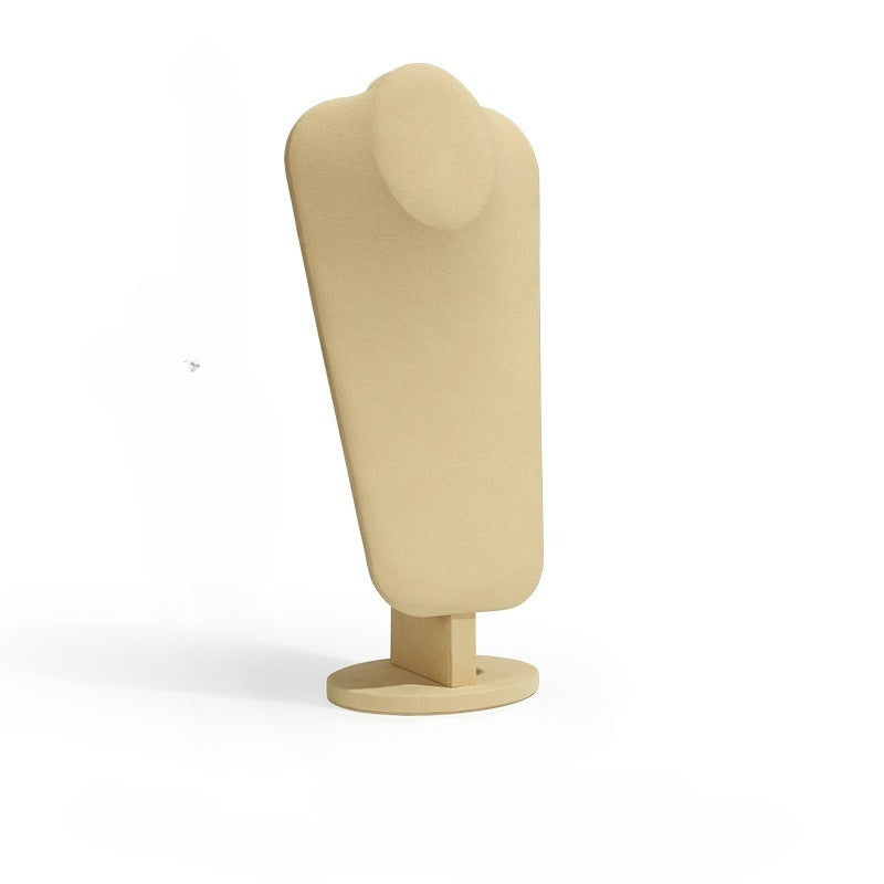 Luxury Microfiber Jewelry Display Mannequin for Rings, Necklaces & Earrings
