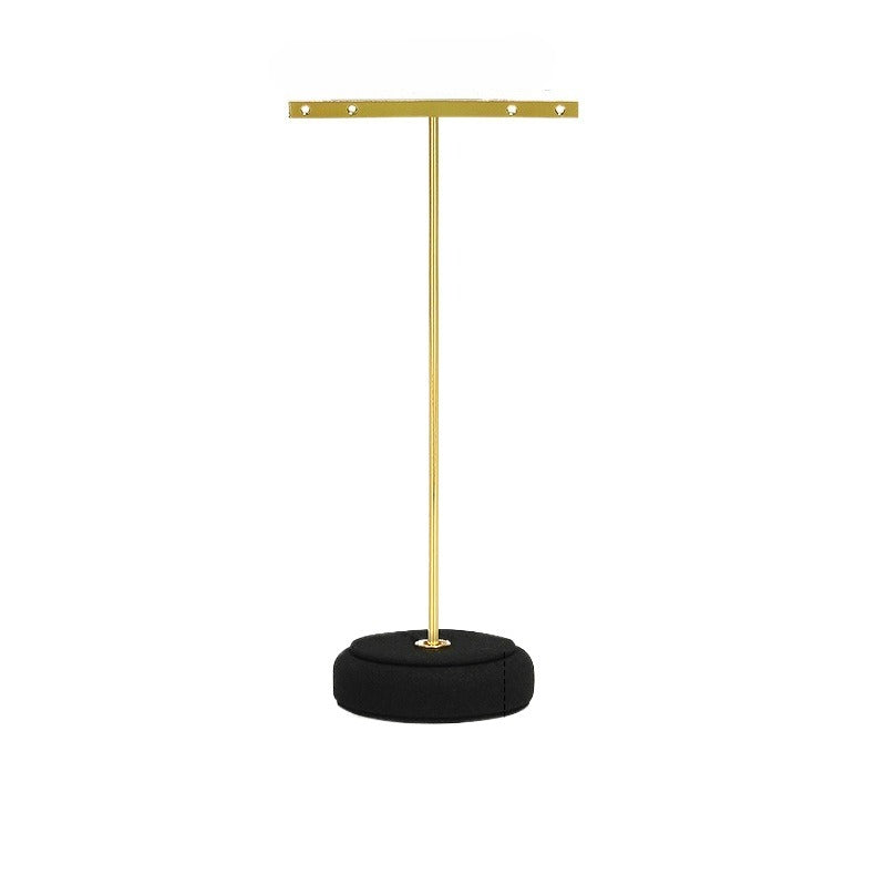High-end Black Microfiber Jewelry Display Stand