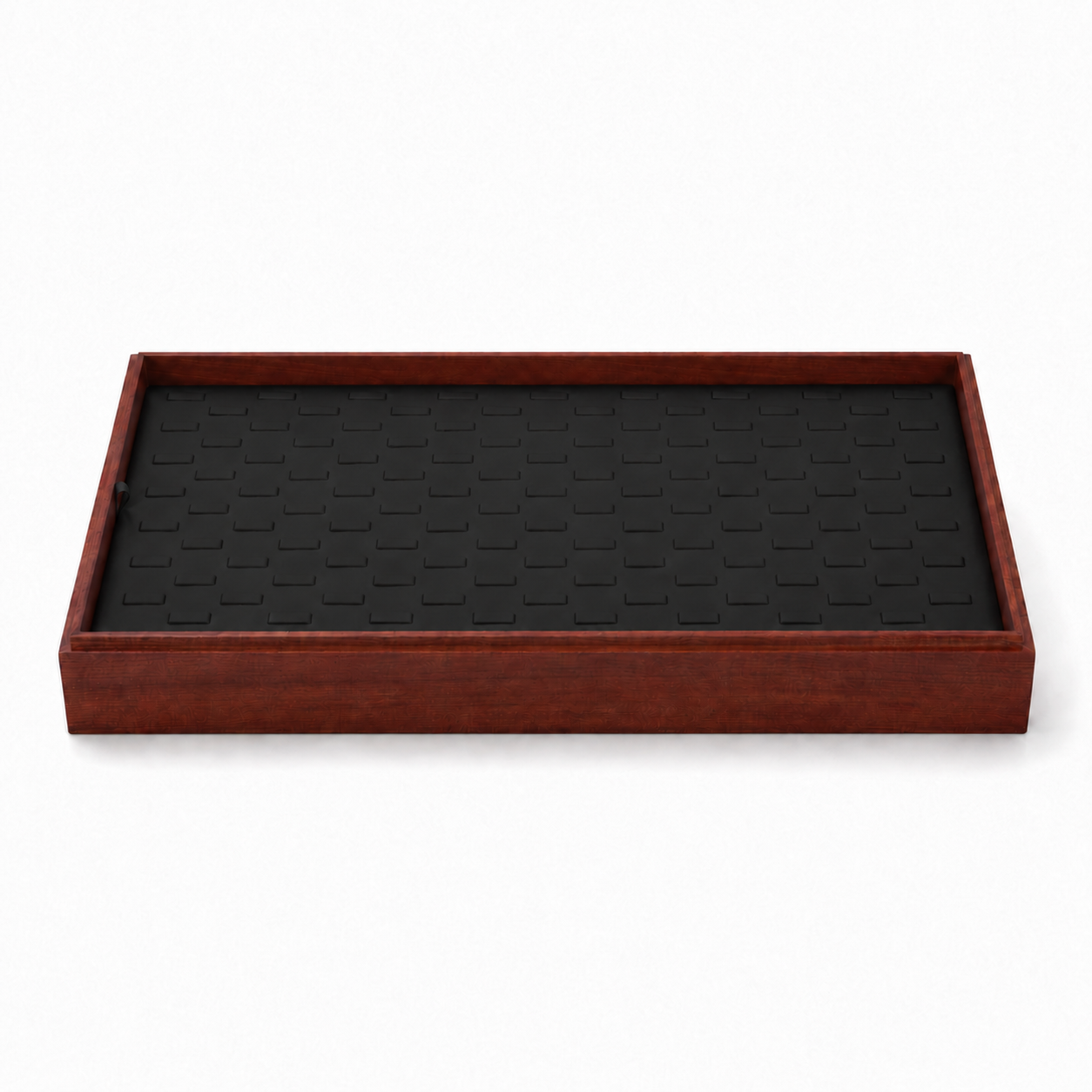 128-Slot Wooden Ring Display Tray with Black Steel Clip Insert – Jeweller Buy