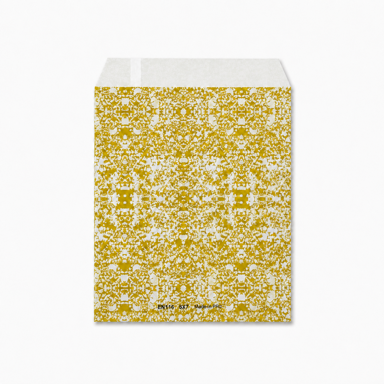 Gold Rose Self-Seal Jewelry Paper Envelopes – 5 × 7 in, 100 Pack