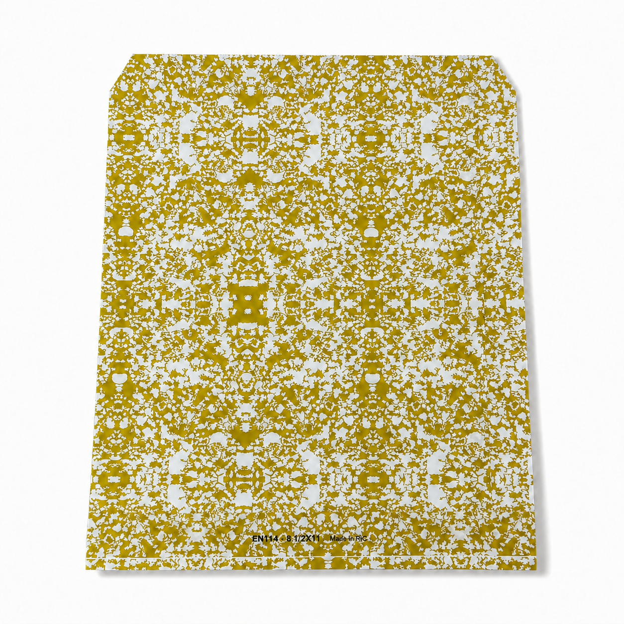Gold Rose Self-Seal Jewelry Paper Envelopes – 8.5 × 11 in, 100 Pack
