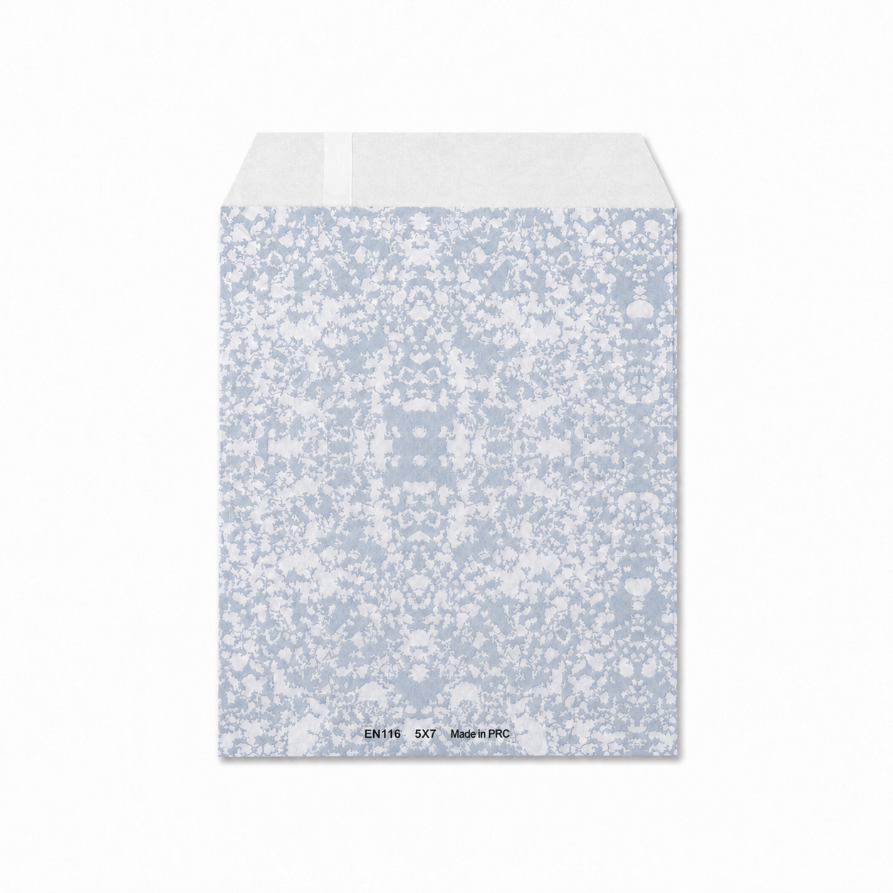 Silver Rose Self-Seal Jewelry Paper Envelopes – 5 × 7 in, 100 Pack