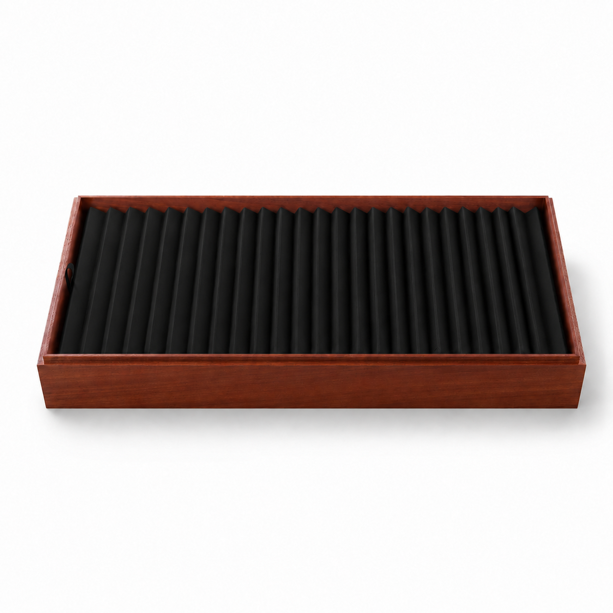 24-Slot Wooden Bracelet Display Tray with Black Padded Inserts – Jeweller Buy